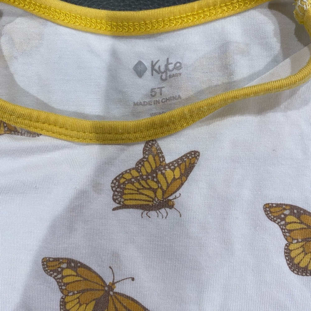Butterfly girl kyte pjs 5t - Picture 2 of 2